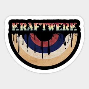 Melted Vinyl - Kraftwerk Sticker